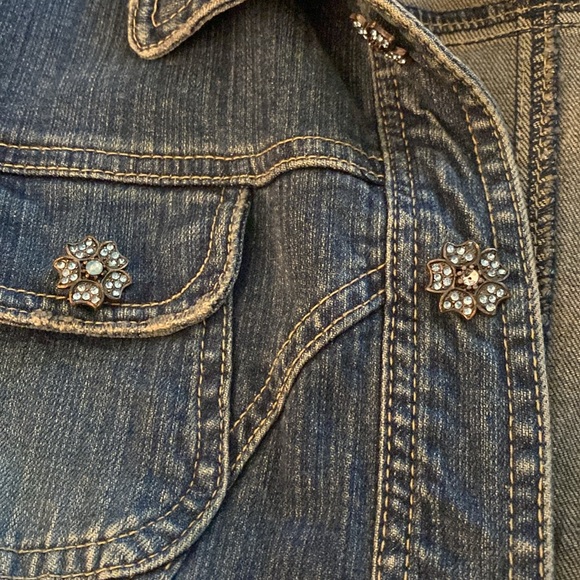 Live a Little XL Women’s Jean Jacket - Picture 11 of 12